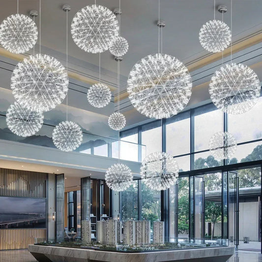 Spark Ball LED Chandelier
