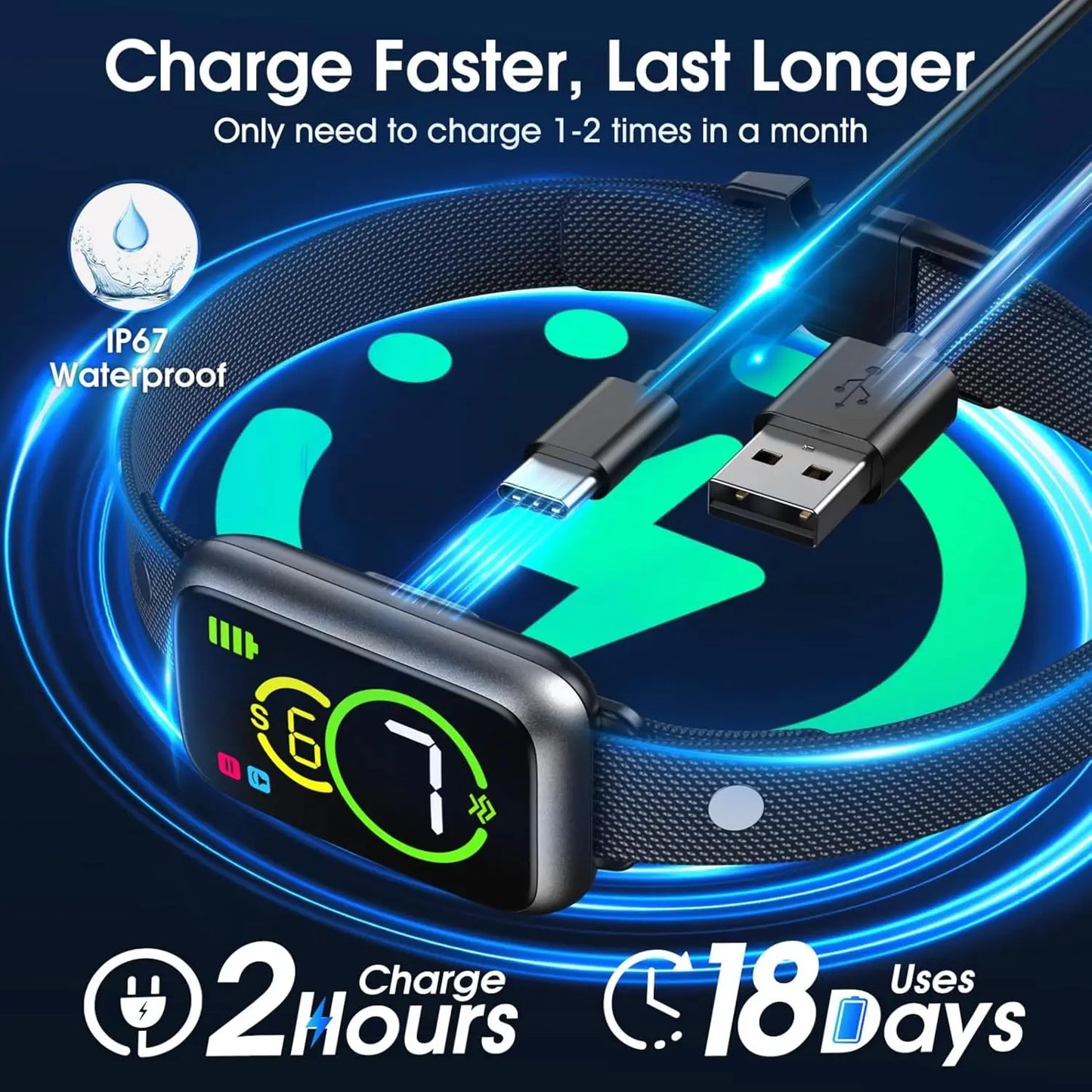 QuietPaw Smart Bark Collar Pro