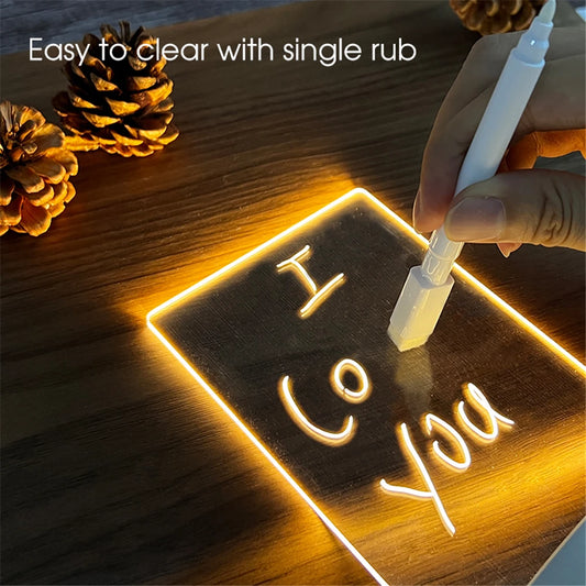Glow Message Night Light