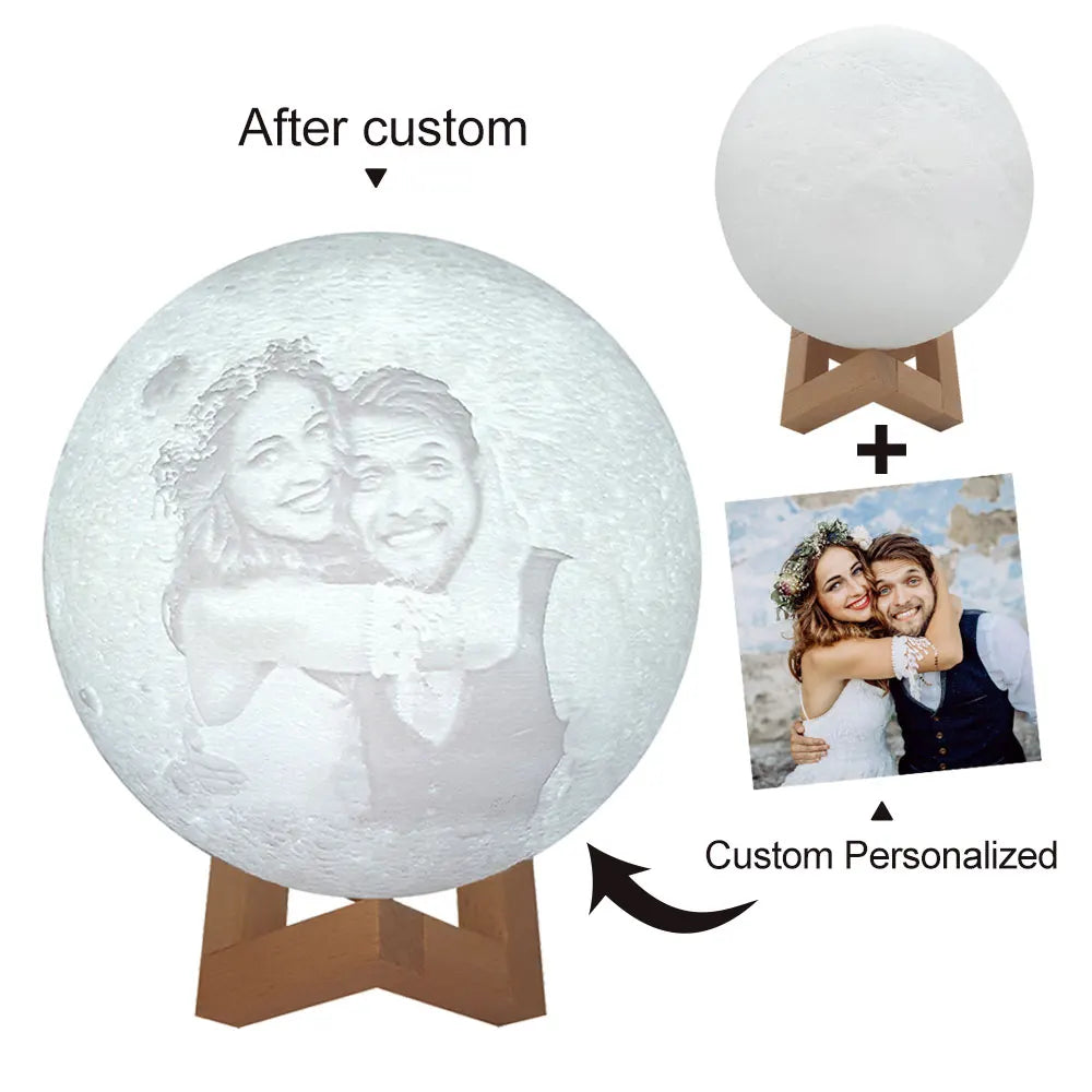 Personalized Moon Lamp Gift