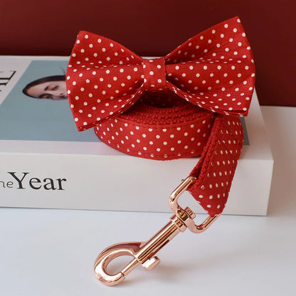 Red Dot Personalized Pet Collar