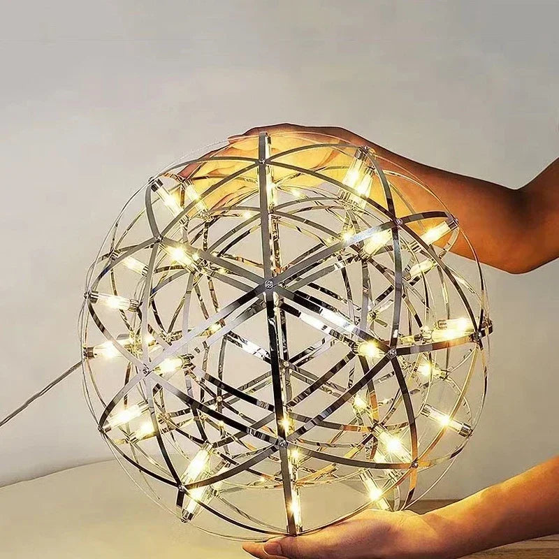 Spark Ball LED Chandelier