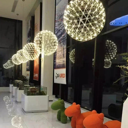 Spark Ball LED Chandelier
