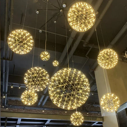 Spark Ball LED Chandelier