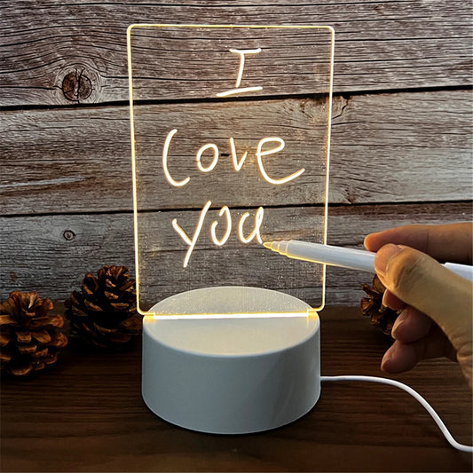 Glow Message Night Light